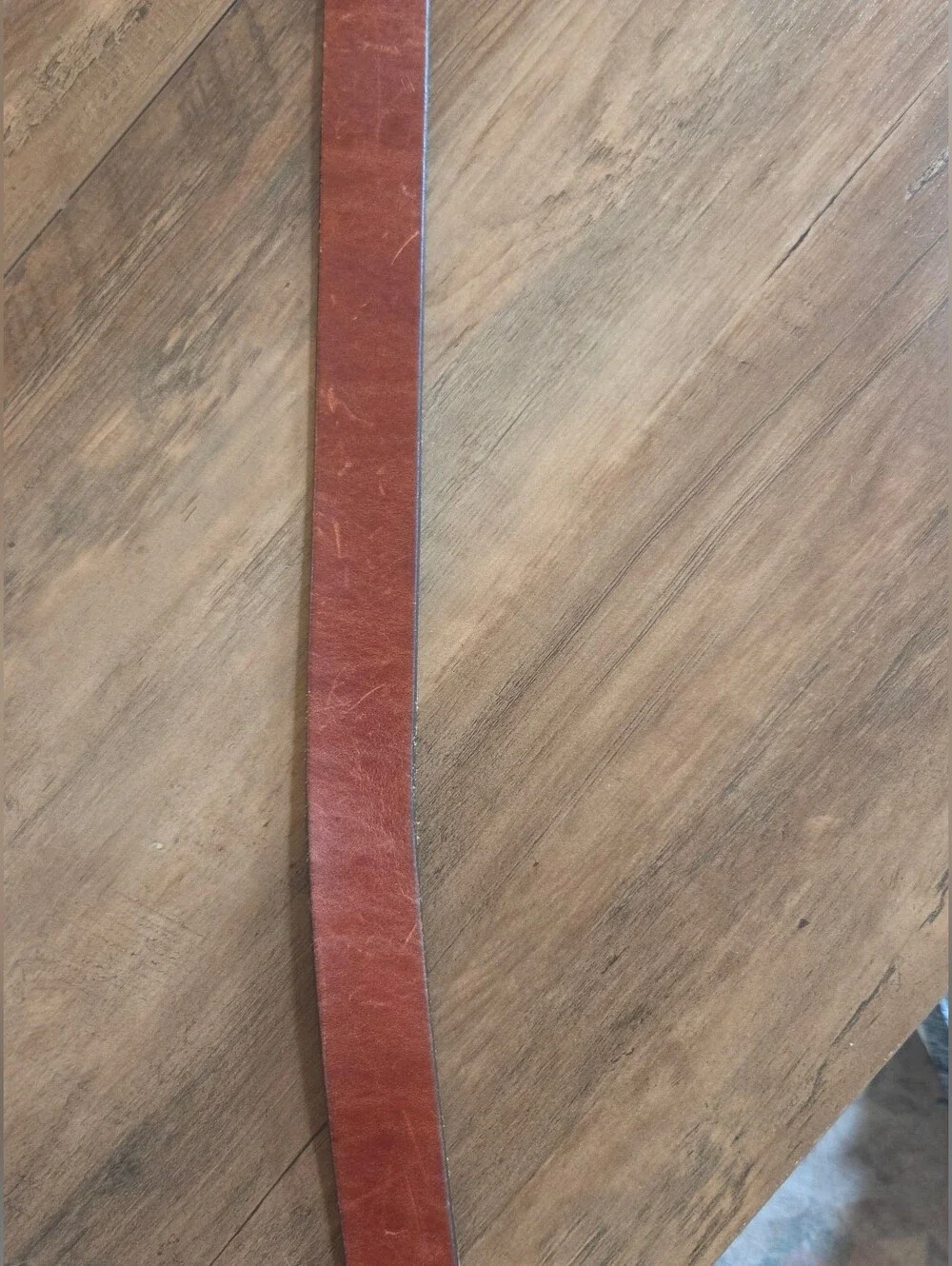 L.L. Bean Men's Brown Leather Belt - 46
